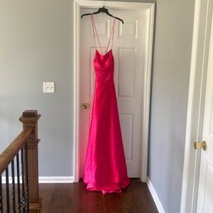 Hot Pink Prom Dress